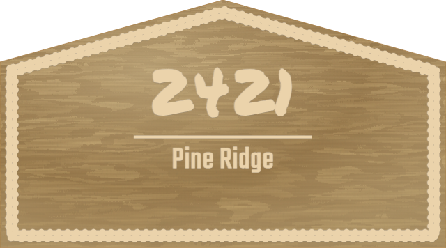 Mountain Lodge — personalized laser-cut wood sign template