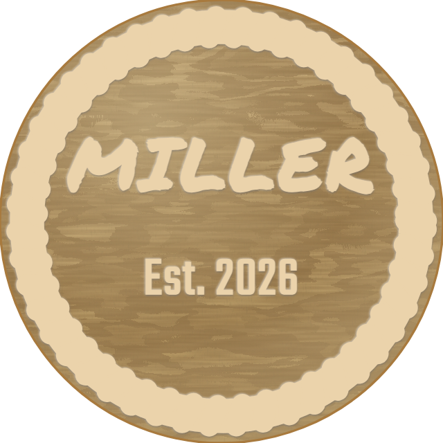Rope Ring Family — personalized laser-cut wood sign template