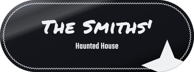 Haunted House — personalized laser-cut wood sign template