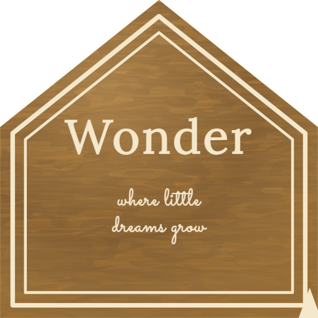 Wonder Playhouse — personalized laser-cut wood sign template