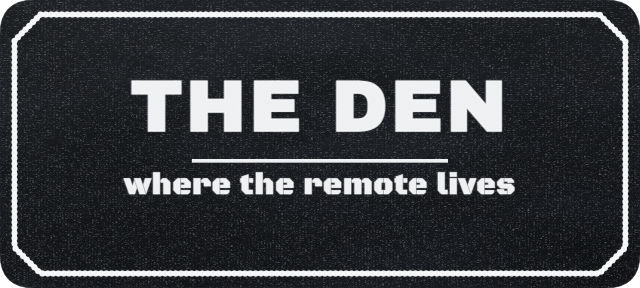 The Den — personalized laser-cut wood sign template