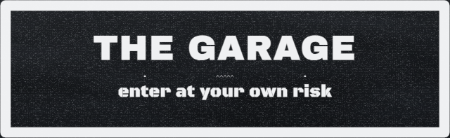 The Garage — personalized laser-cut wood sign template