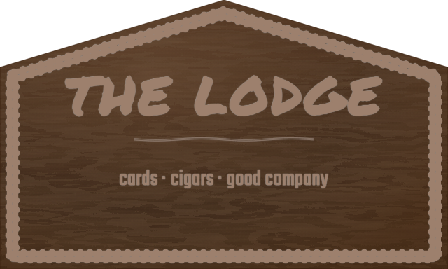 The Lodge — personalized laser-cut wood sign template
