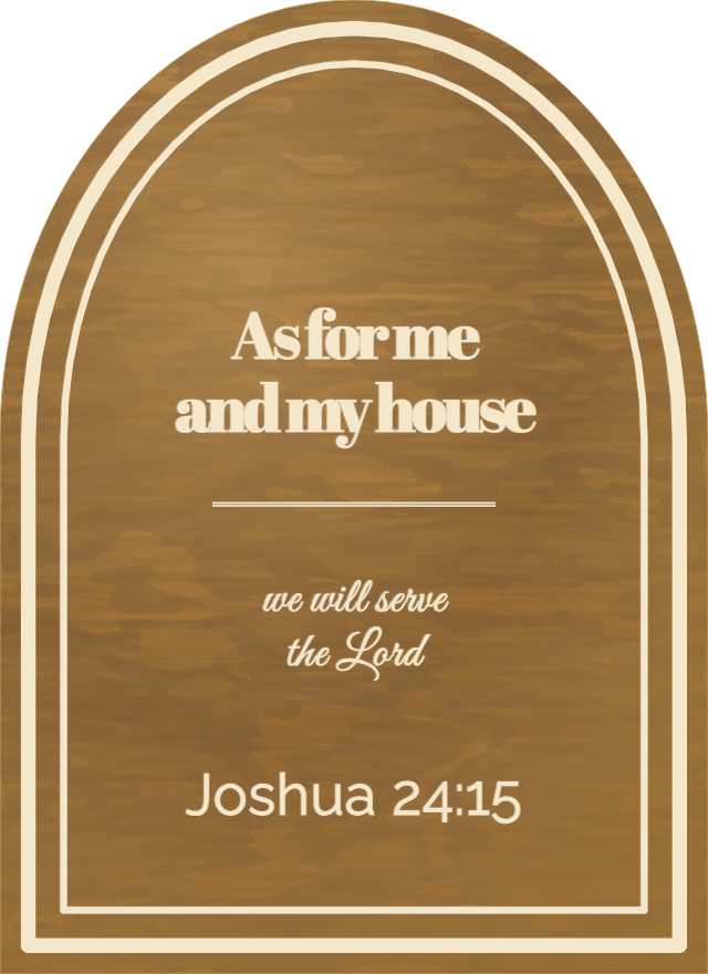 Faith / Scripture — personalized laser-cut wood sign template