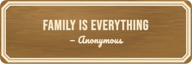 Family Quote — personalized laser-cut wood sign template