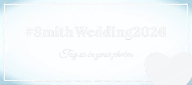 Hashtag — personalized laser-cut wood sign template