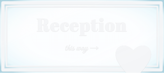 Reception — personalized laser-cut wood sign template