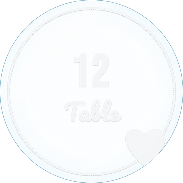 Table Number — personalized laser-cut wood sign template