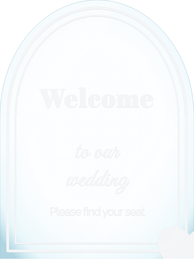 Welcome Sign — personalized laser-cut wood sign template