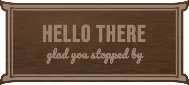Hello There — personalized laser-cut wood sign template