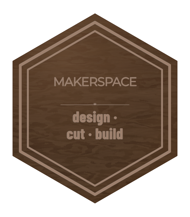 Makers Studio — personalized laser-cut wood sign template